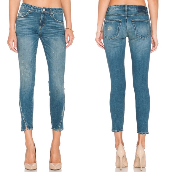 AMO Twist in Dive Bar Anthropologie Low Rise Skinny Jeans 25 - Picture 6 of 6